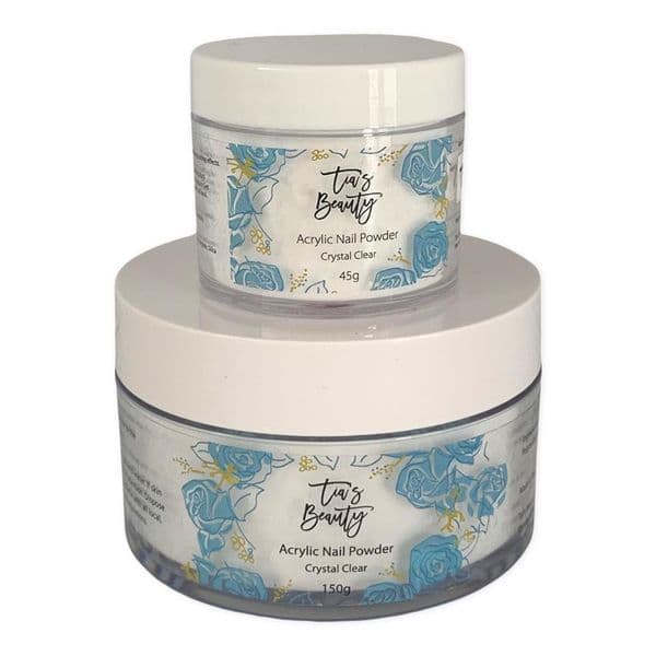 Tia's Beauty Acrylic Powder - Crystal Clear 45g / 150g