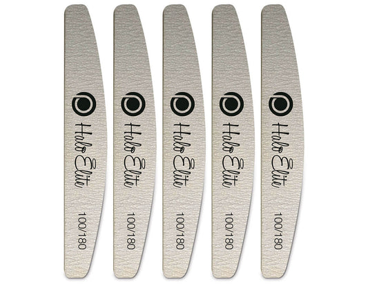 Halo Elite Half-Moon Zebra Files 100/180 - 5 pack
