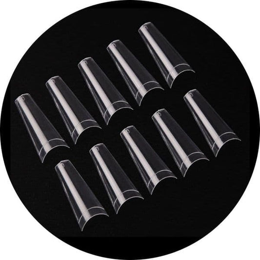 Tia's Beauty Clear Coffin Nail Tips - 500