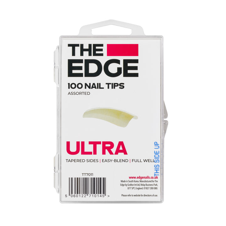 Edge Nails Ultra Natural Full well nail tips – additional product image at Galaxy Nails