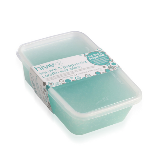 Hive Tea Tree & Peppermint Paraffin Wax Block - 450g – product image at Galaxy Nails