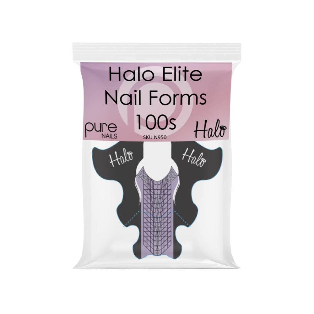 Halo Elite Nail Forms - Pack 100 – product image at Galaxy Nails