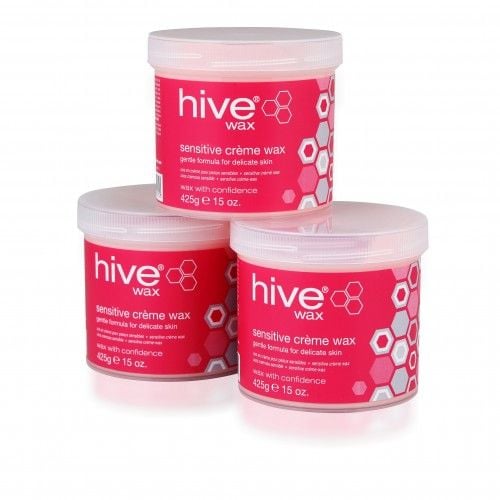 Hive Pink Sensitive Wax Pot - 425g – product image at Galaxy Nails