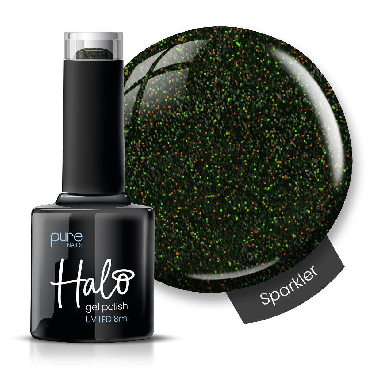 Halo Gel Polish 8ml - Sparkler – product image at Galaxy Nails