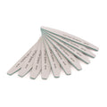 CJP Half Moon Nail File 180/180 Grit 10pk – product image at Galaxy Nails