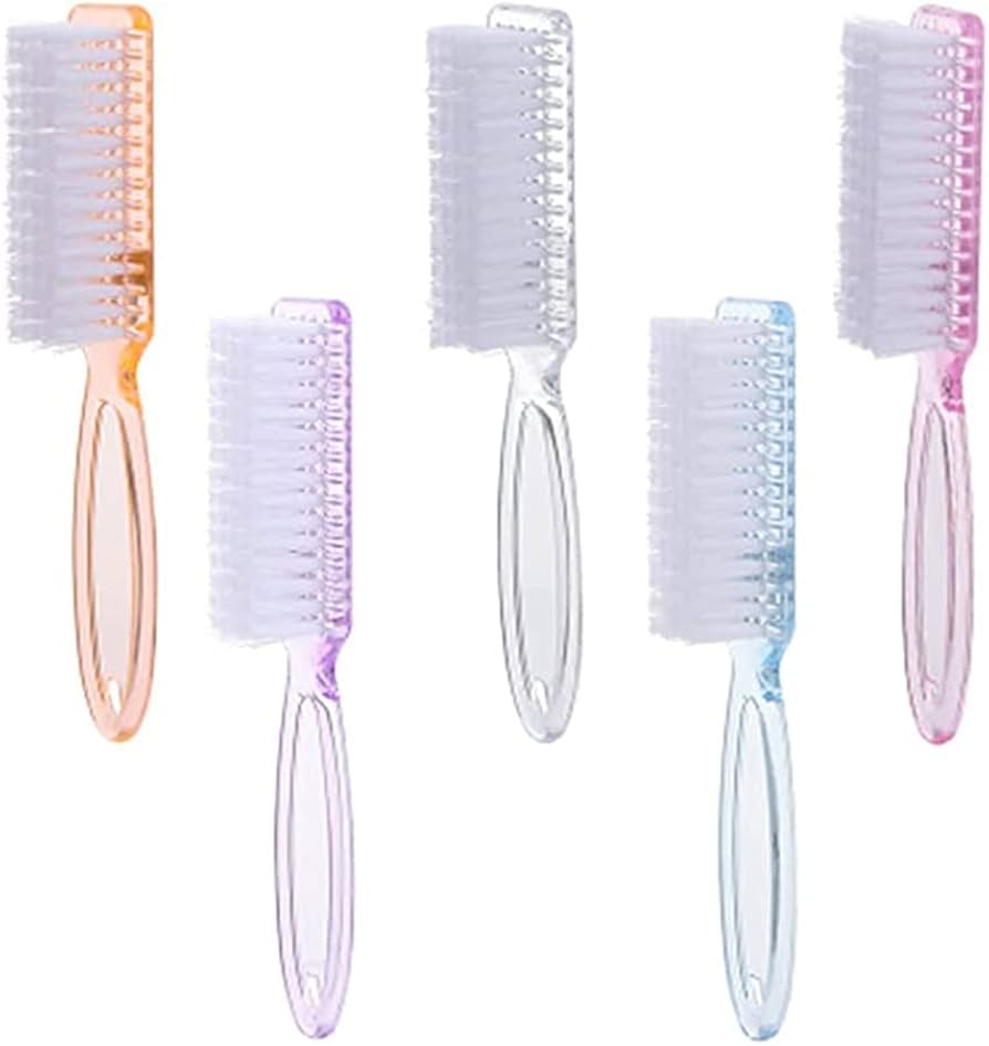 5 x Nail Dust Scrub Brushes – product image at Galaxy Nails