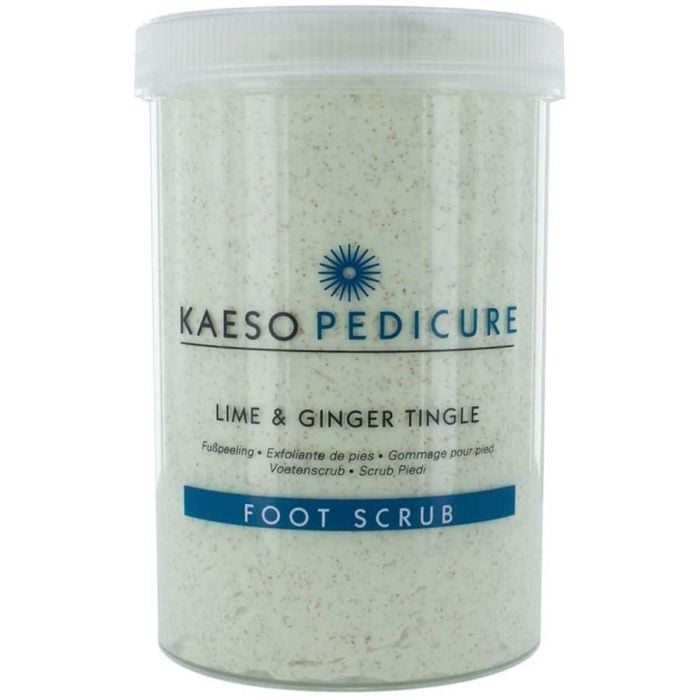 Kaeso Lime & Ginger Tingle Foot Scrub - 250ml / 450ml / 1200ml – product image at Galaxy Nails