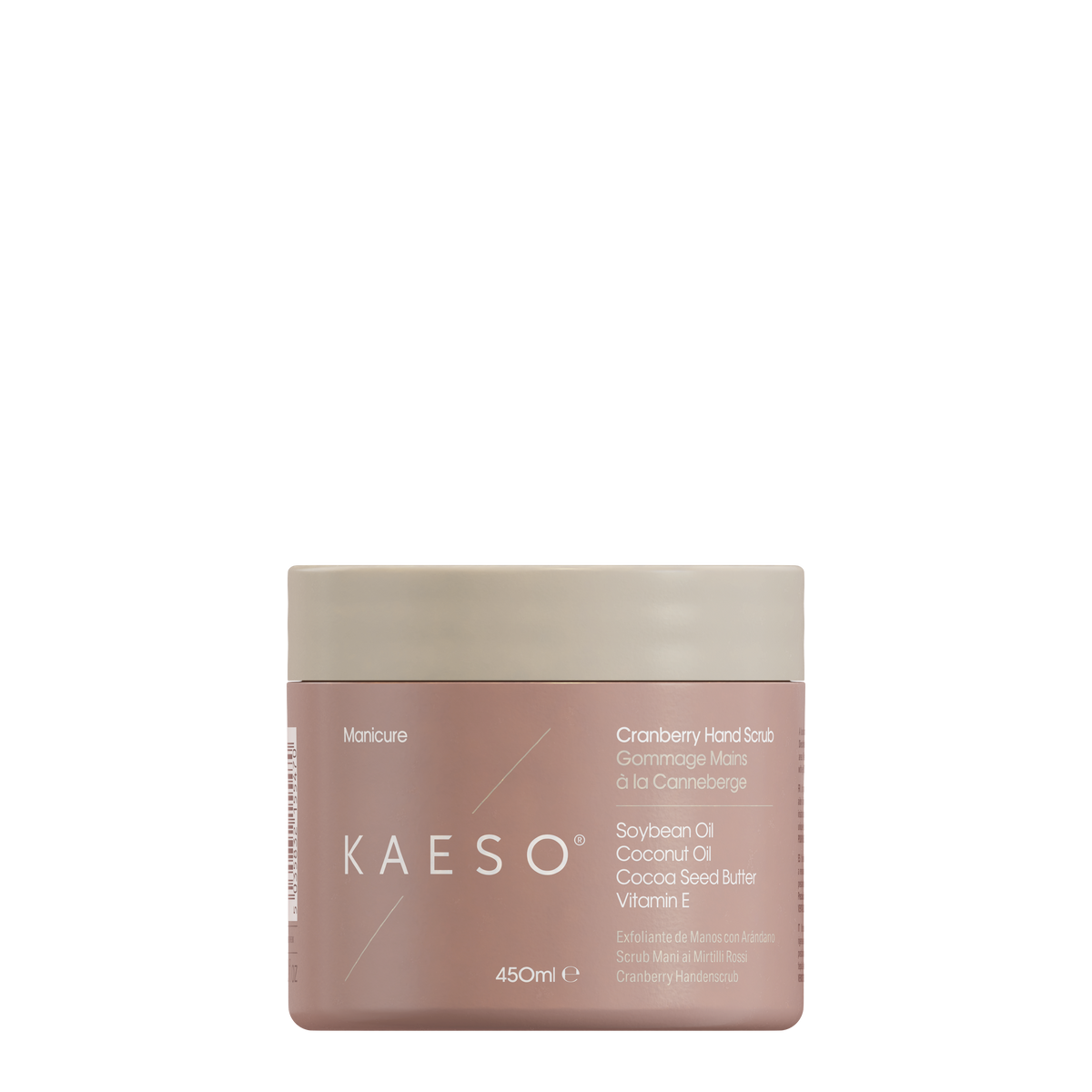 Kaeso Manicure Cranberry Hand Scrub With Cranberry And Vitamin E - 450ml