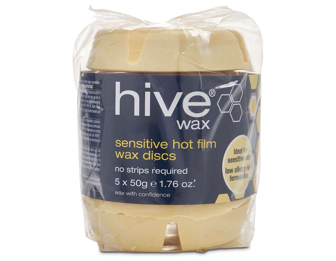 Hive Sensitive Hot Film Wax Discs 5 X 50g – product image at Galaxy Nails