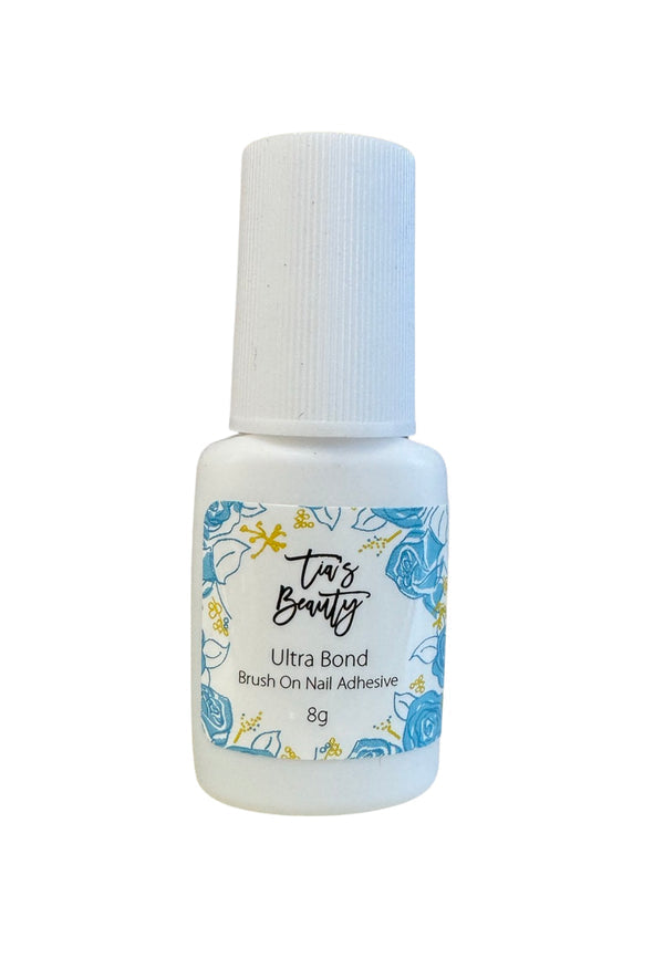 Tia's Beauty Ultra Bond Brush-On Nail Glue - 8g – product image at Galaxy Nails