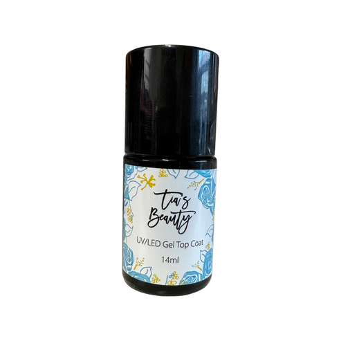 Tia's Beauty UV/LED Hard Gel Top Coat - 15ml – product image at Galaxy Nails