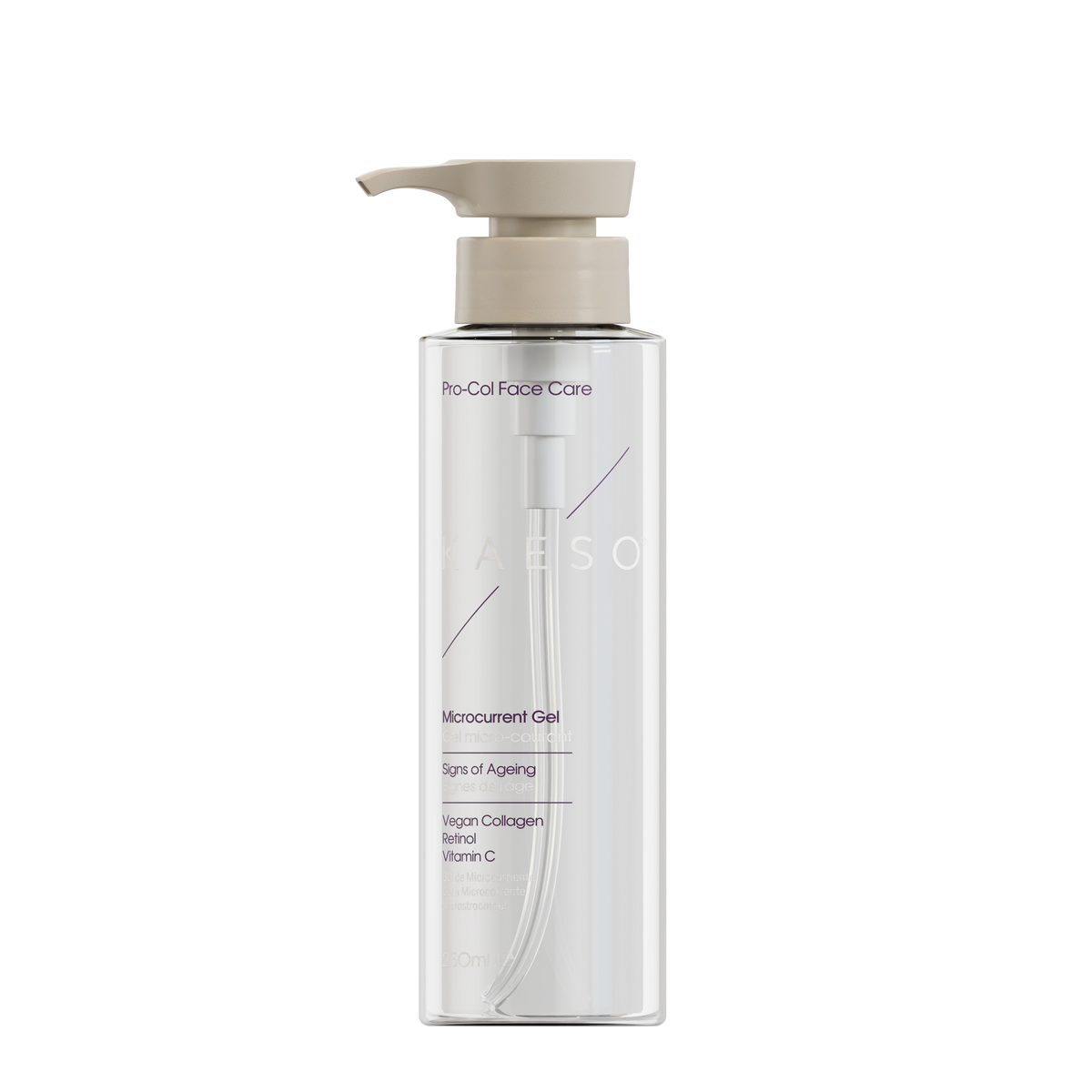 Kaeso Pro-Col Microcurrent Gel With Vegan Collagen And Vitamin A 250ml