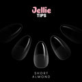 Halo Jellie Nail Tips Short Almond – product image at Galaxy Nails