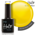 Halo Gel Polish 8ml - Stained Glass Yellow (HEMA Free) – product image at Galaxy Nails