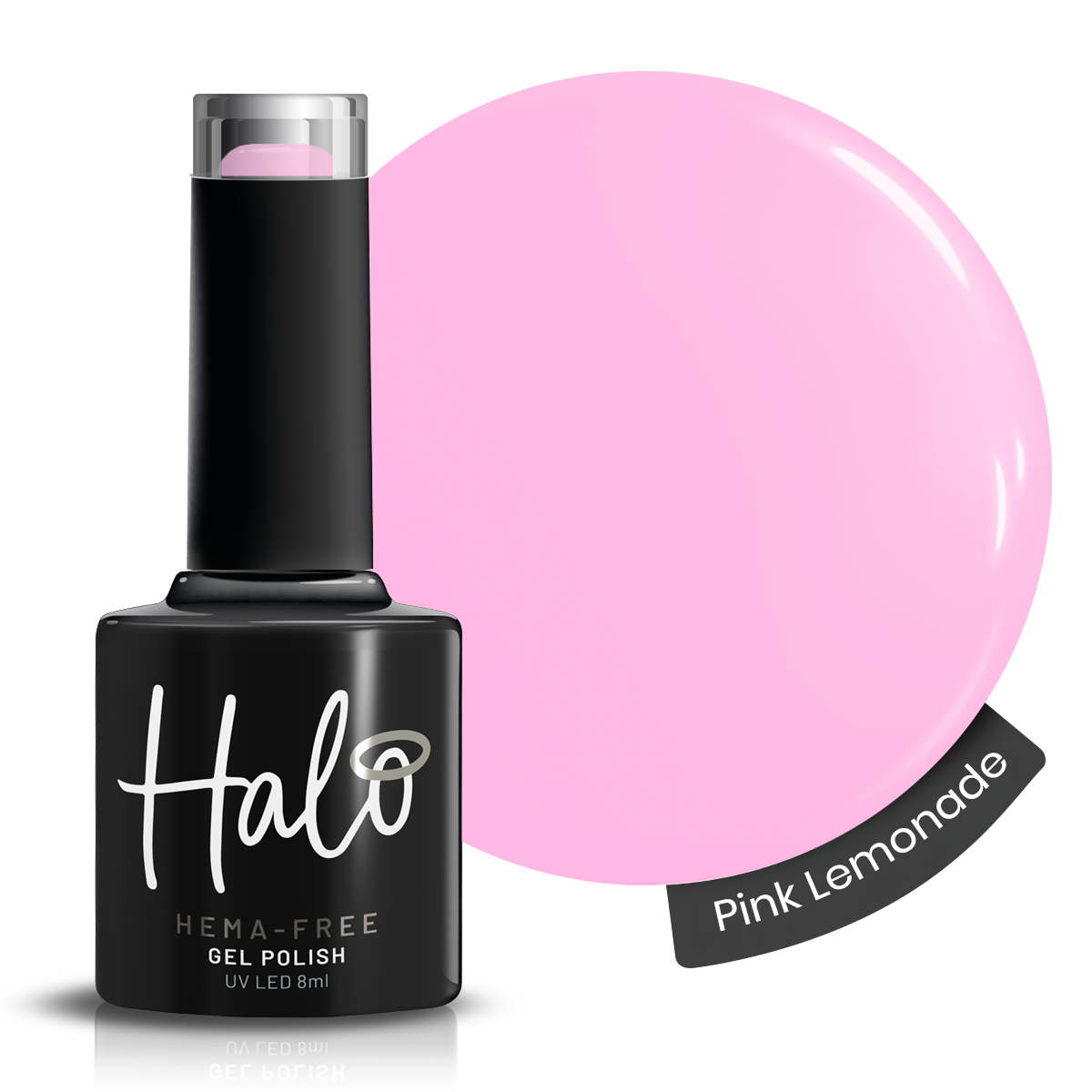 Halo Gel Polish 8ml - Pink Lemonade – product image at Galaxy Nails