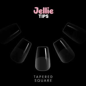 Halo Jellie Nail Tips Tapered Square – product image at Galaxy Nails