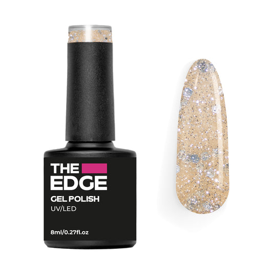 The Edge Beige Gold Glitter