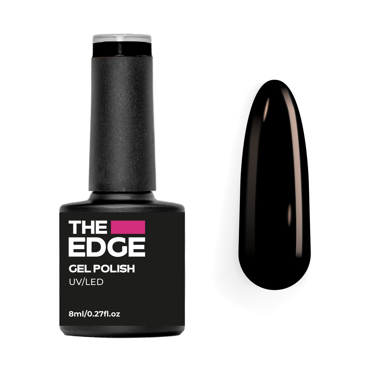 The  Edge Black Gel Polish – product image at Galaxy Nails