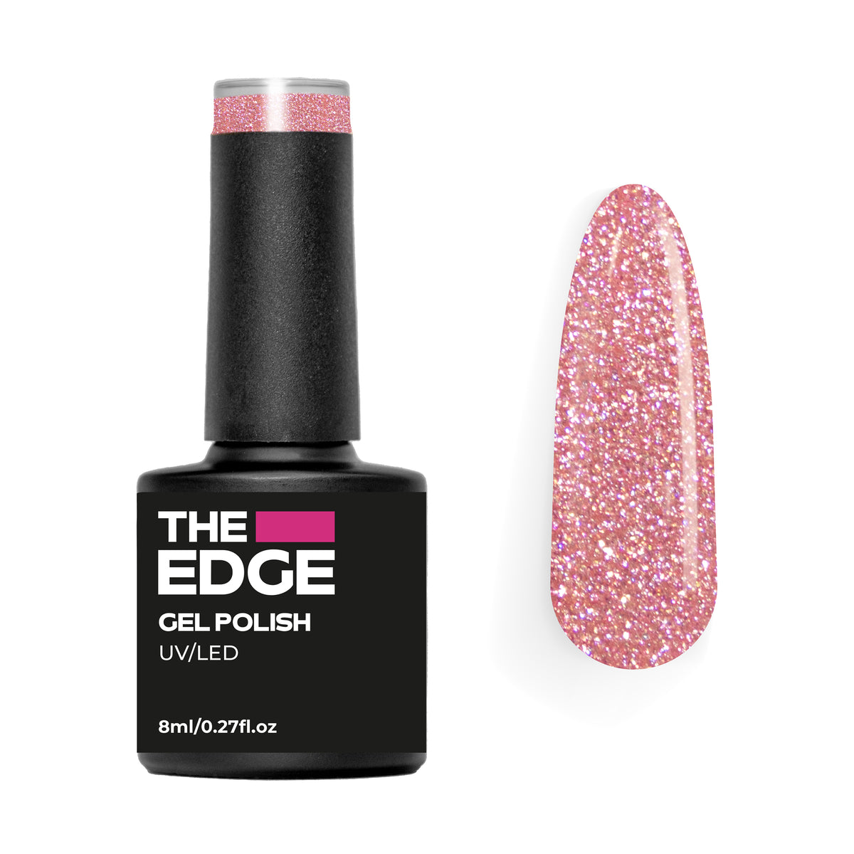 The Edge Blush Glitter – product image at Galaxy Nails