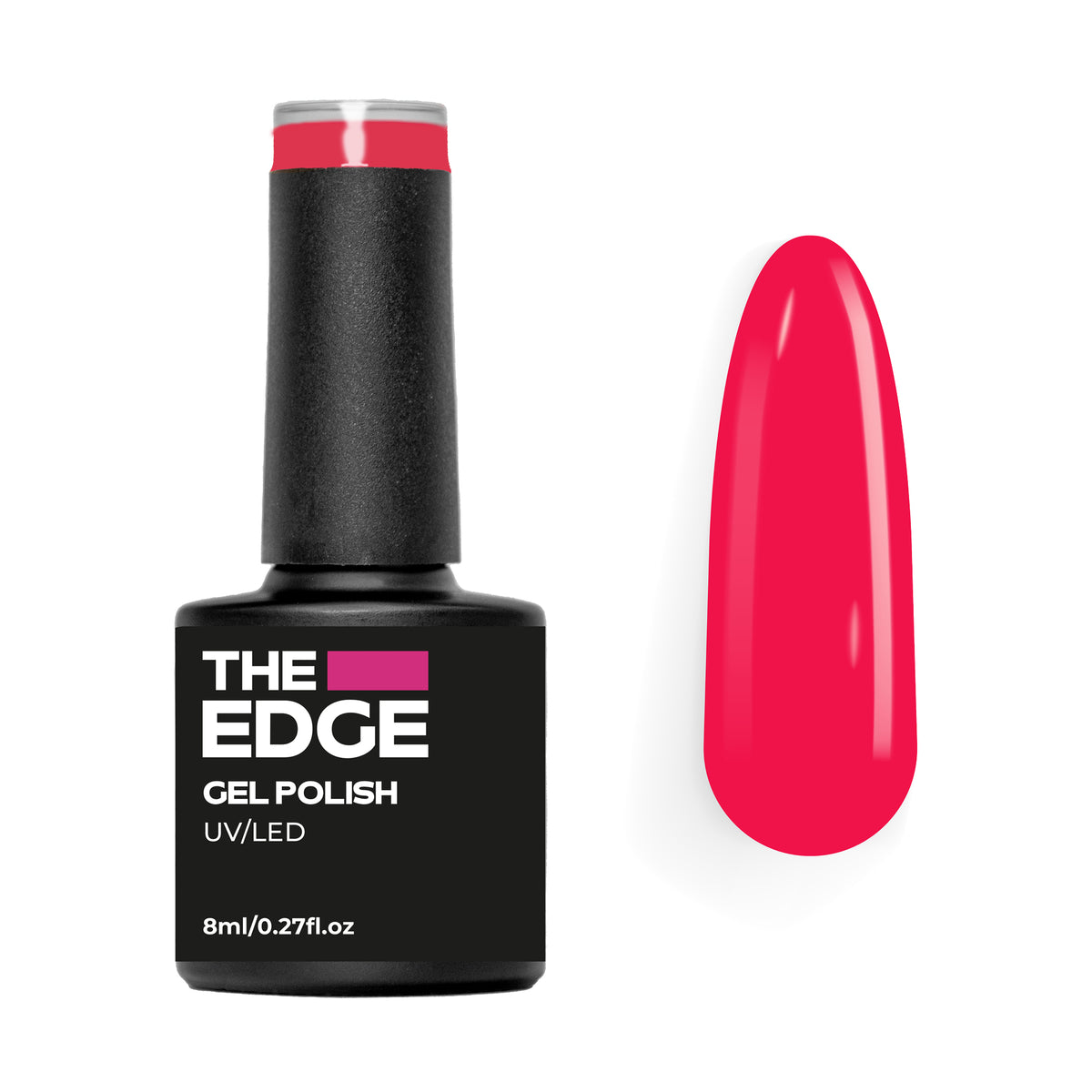The  Edge Bright Pink Gel Polish – product image at Galaxy Nails
