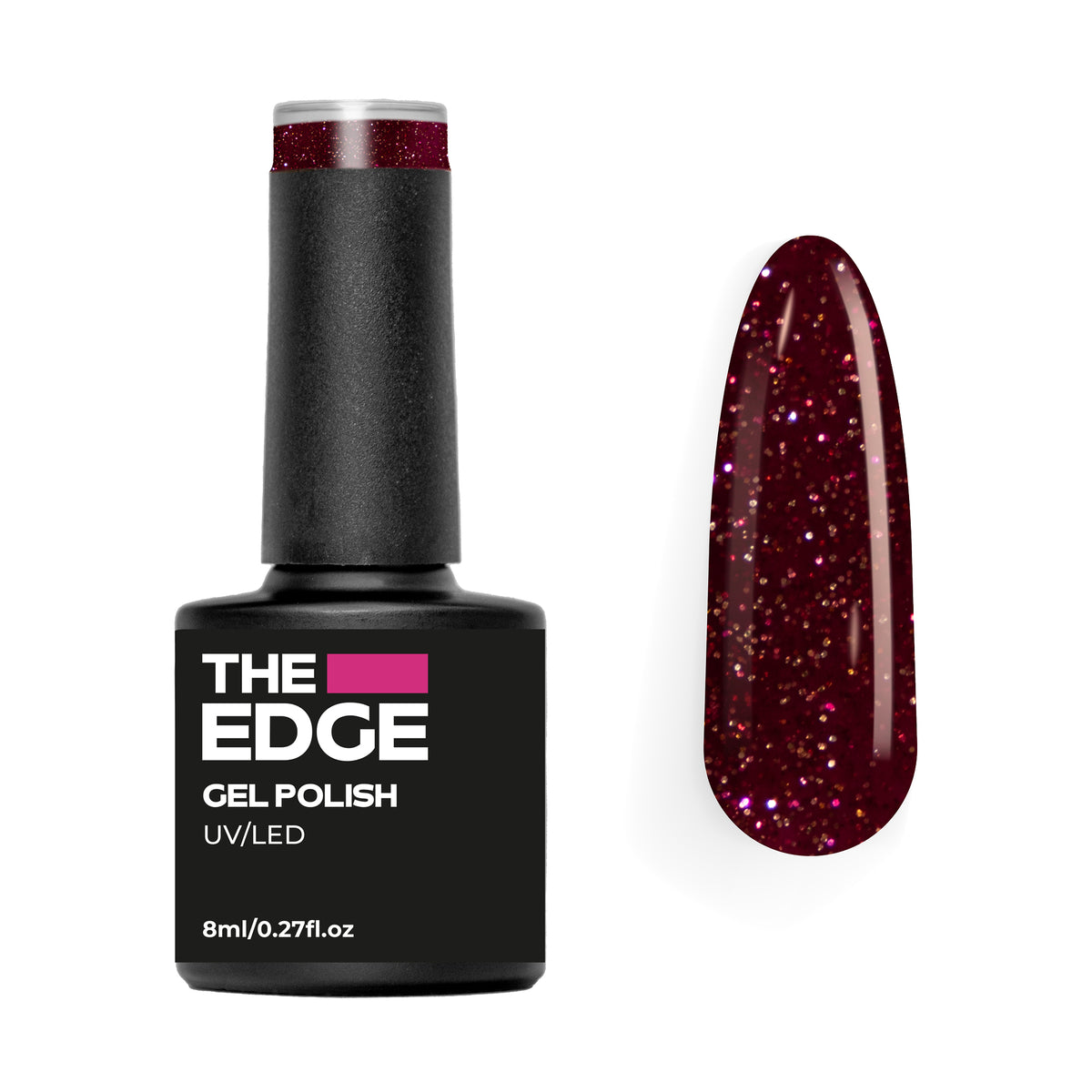 The Edge Chestnut Glitter – product image at Galaxy Nails