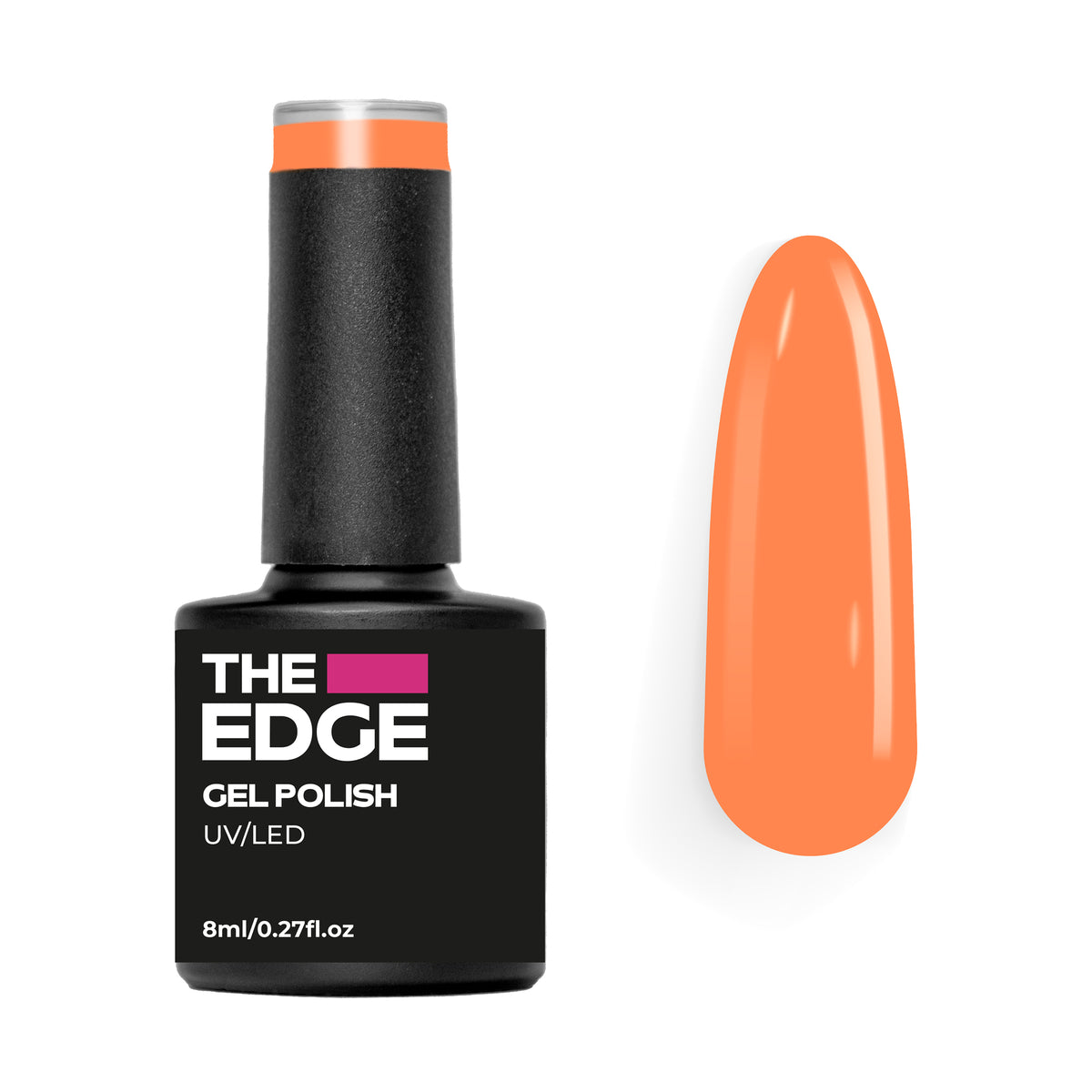 The Edge Coral Orange – product image at Galaxy Nails