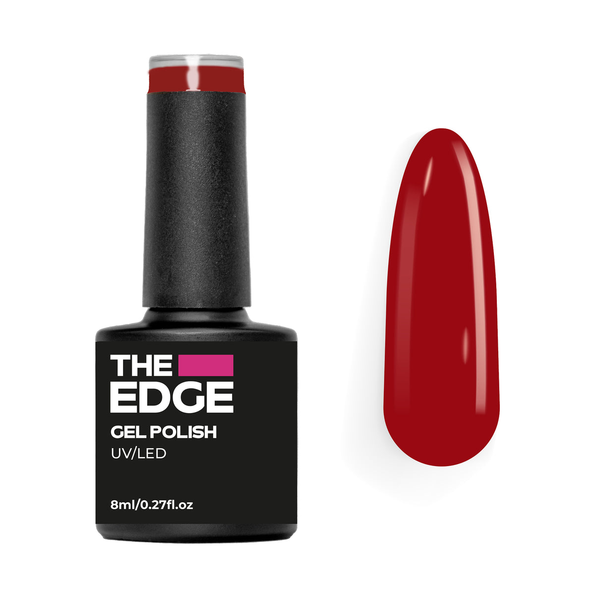 The  Edge Cranberry Gel Polish – product image at Galaxy Nails