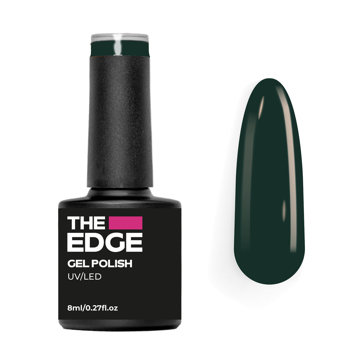 The  Edge Dark Emerald Gel Polish – product image at Galaxy Nails