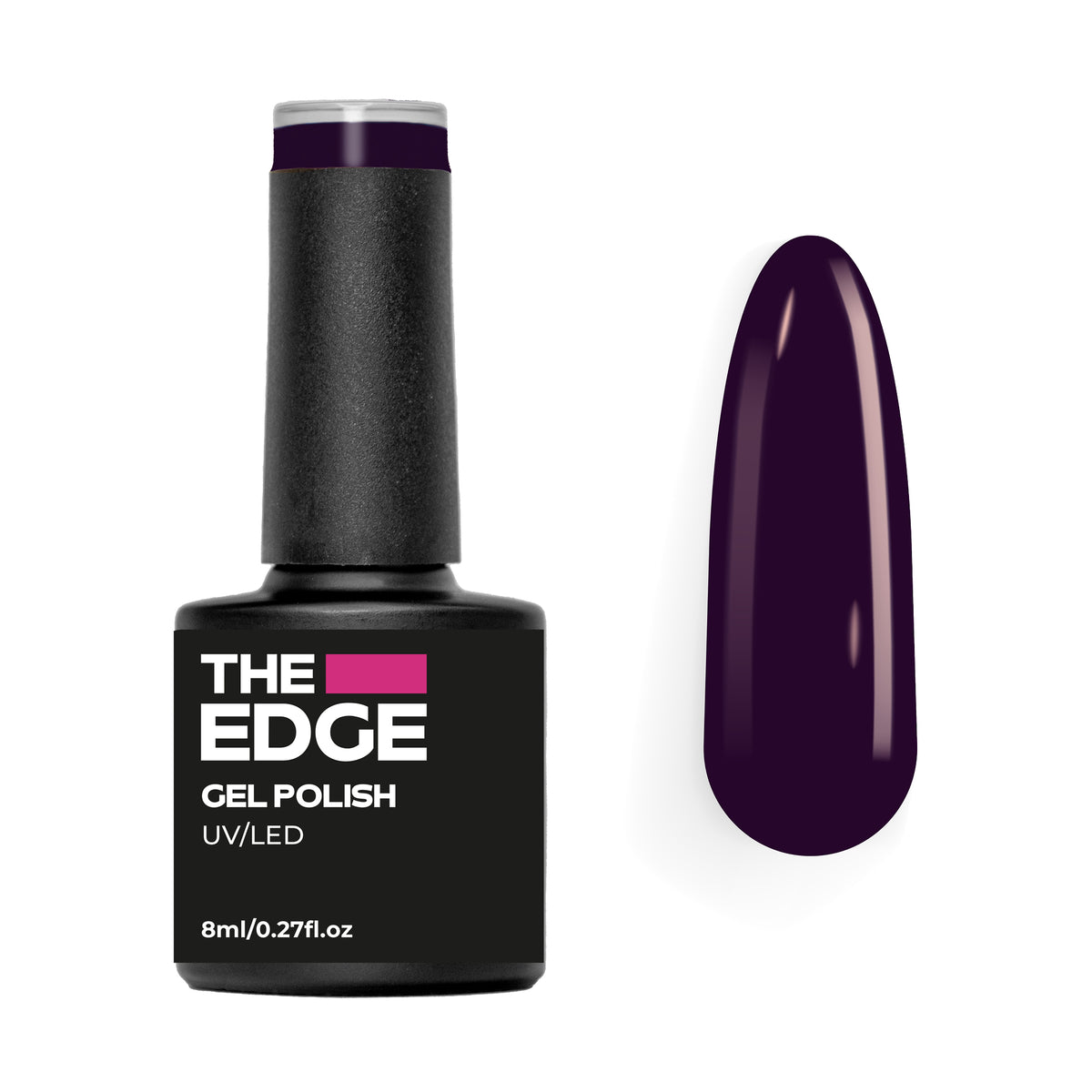 The  Edge Deep Purple Gel Polish – product image at Galaxy Nails