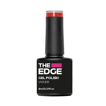 The  Edge Orangey Red Gel Polish