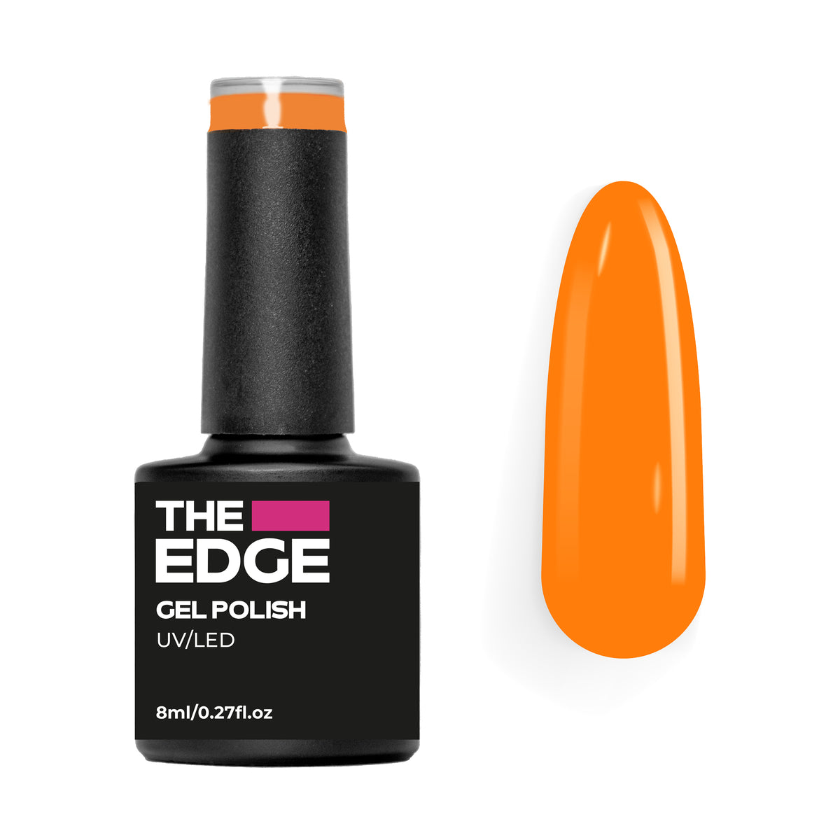 The  Edge Lava Orange Gel Polish – product image at Galaxy Nails