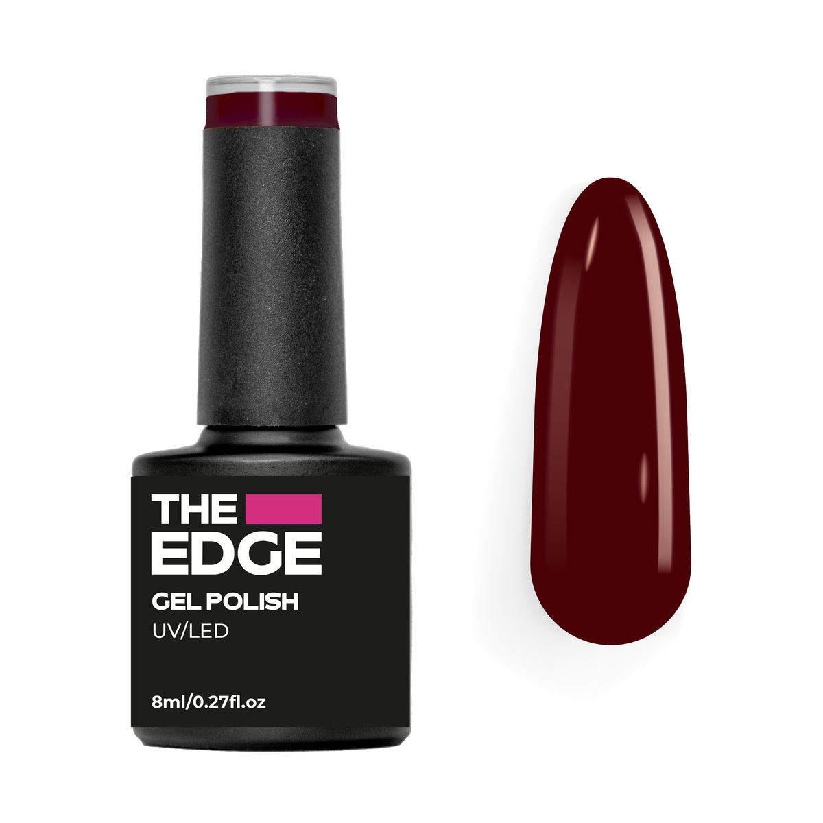 The  Edge Maroon Gel Polish – product image at Galaxy Nails
