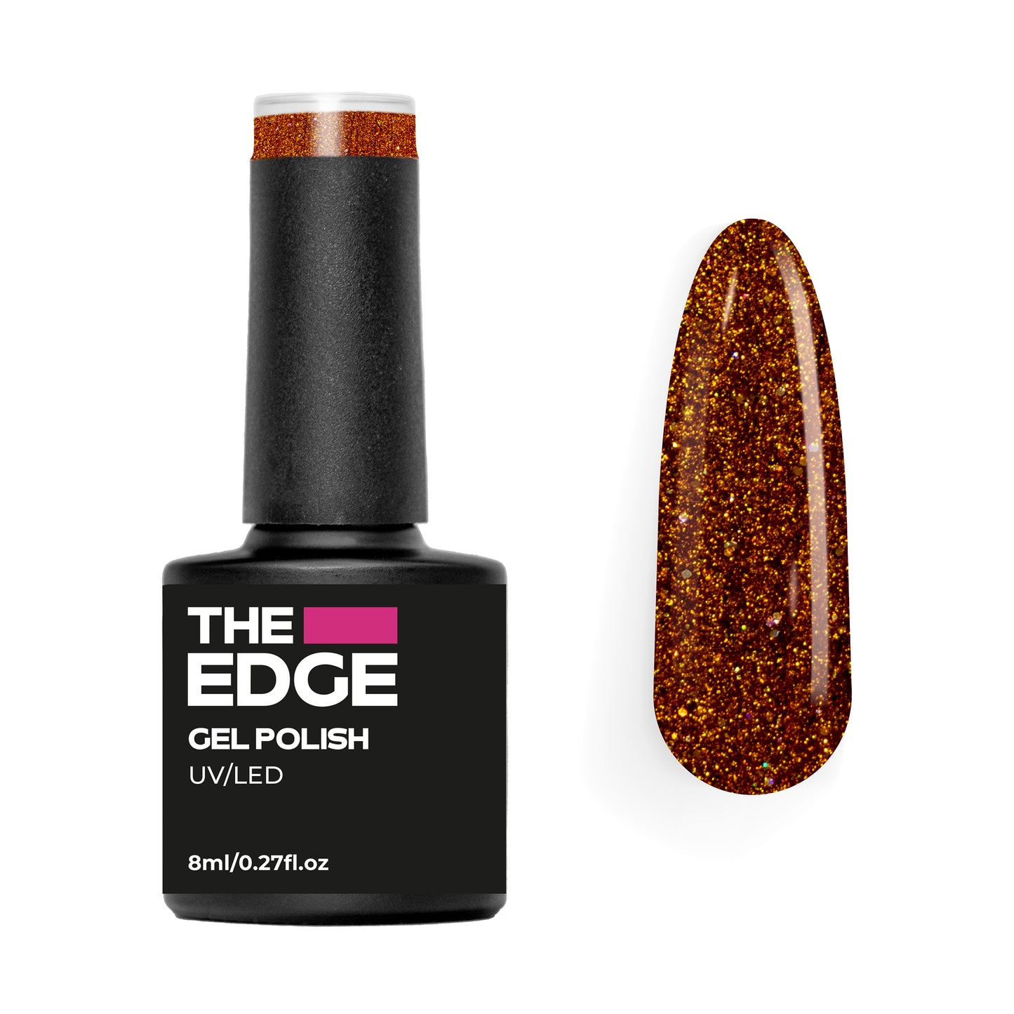 The  Edge Metallic Bronze FX Gel Polish