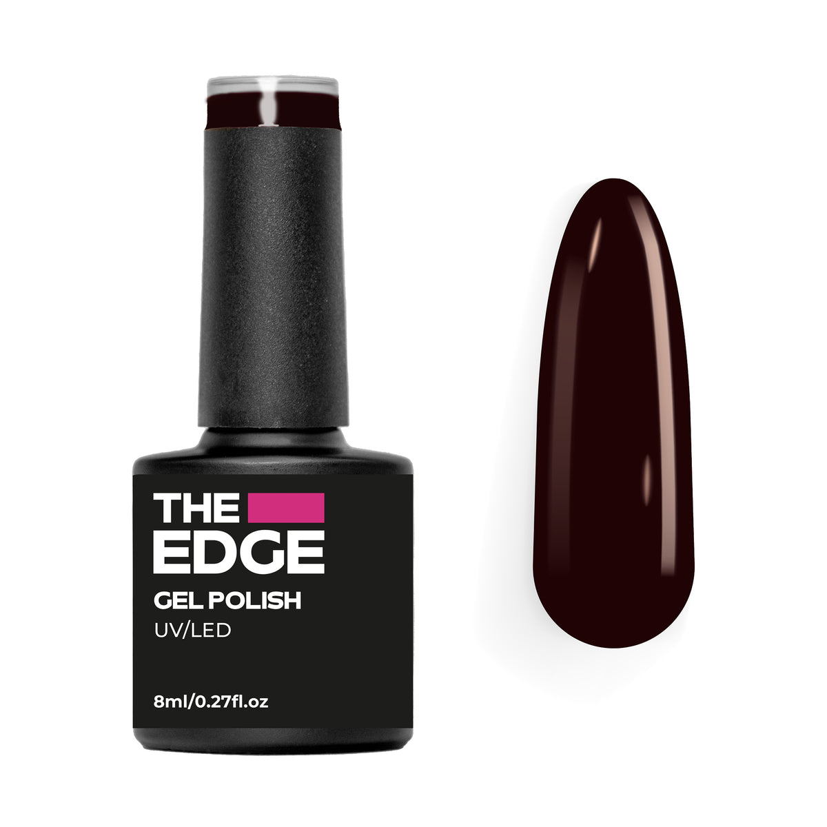 The  Edge Mulberry Gel Polish – product image at Galaxy Nails
