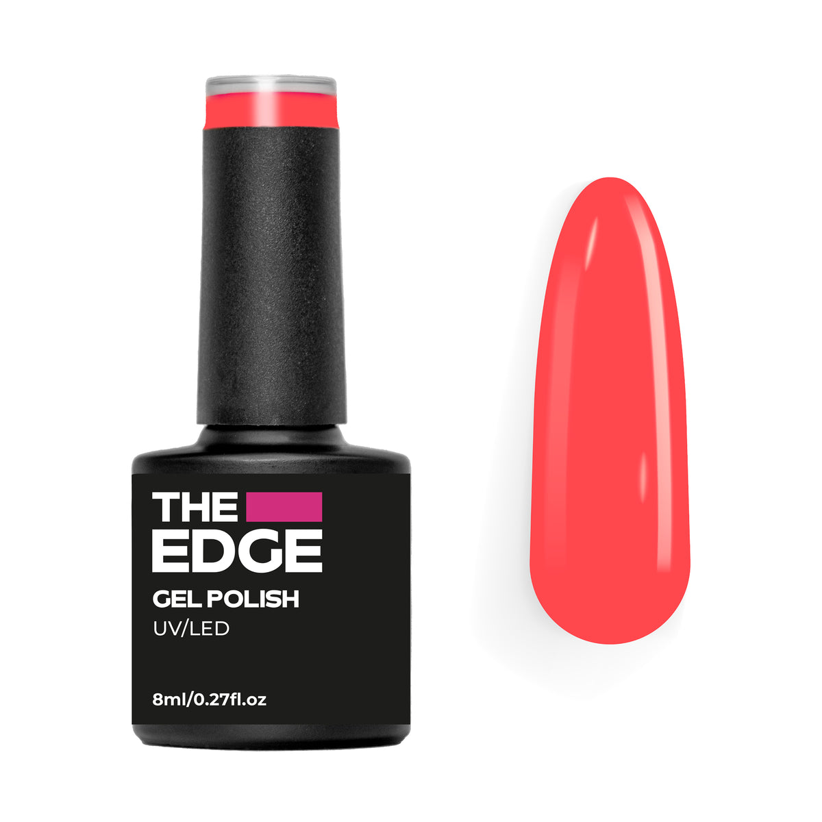 The Edge Neon Coral – product image at Galaxy Nails