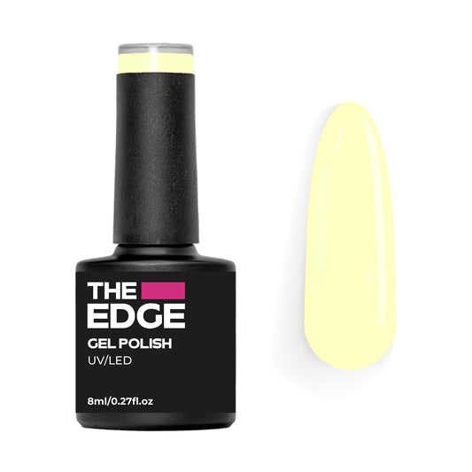 The  Edge Pastel Yellow Gel polish