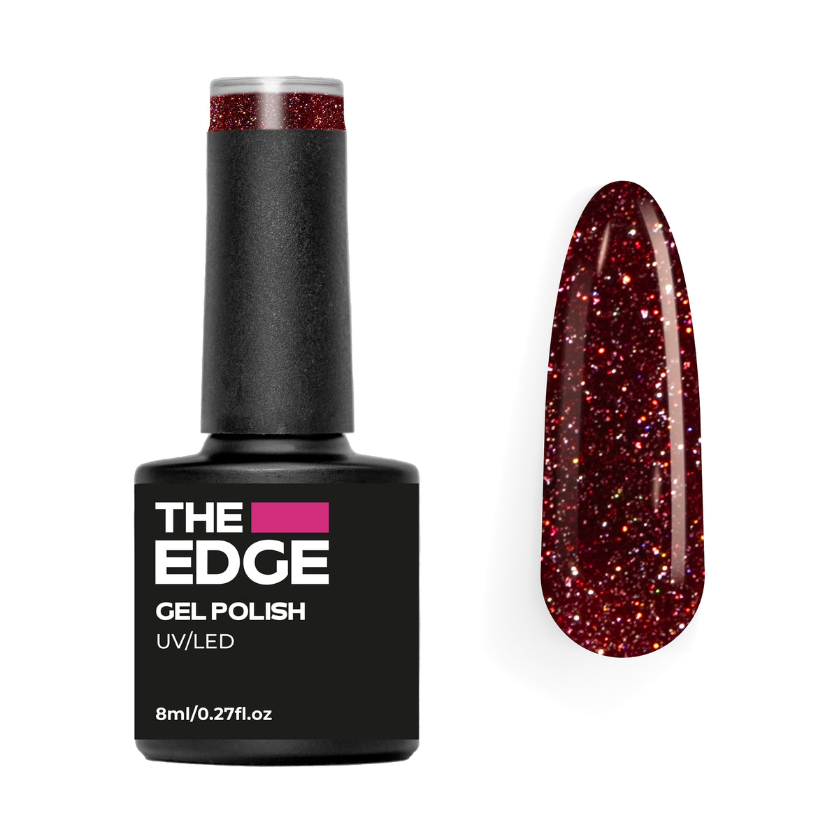 The Edge Rouge Glitter – product image at Galaxy Nails