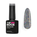 The  Edge Silver Glitter Gel Polish – product image at Galaxy Nails