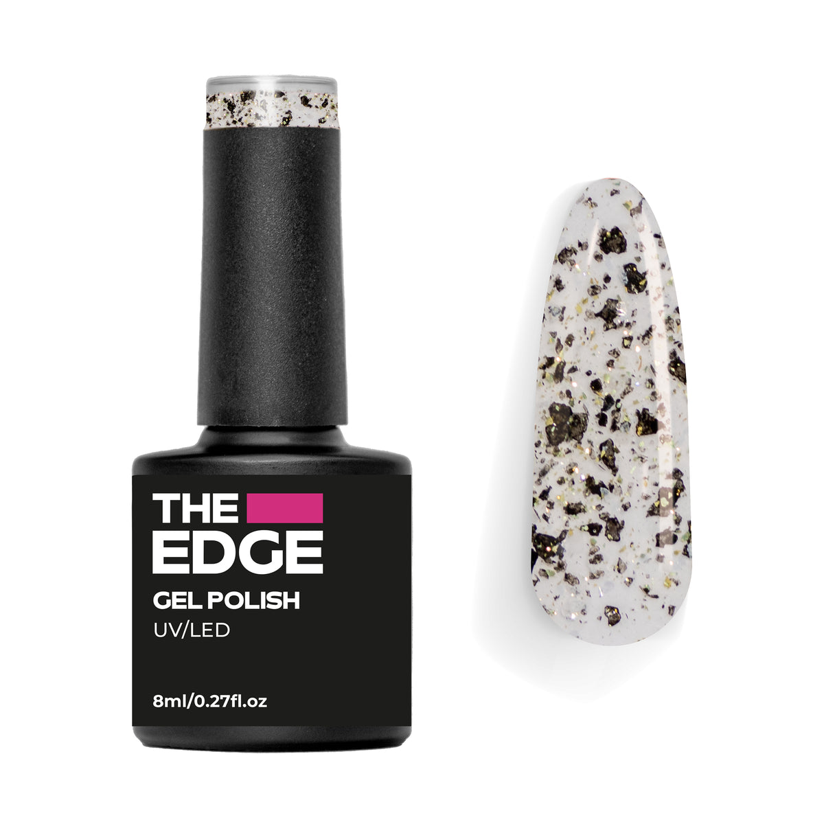 The Edge Tortoise Shell Top Coat FX Gel Polish – product image at Galaxy Nails