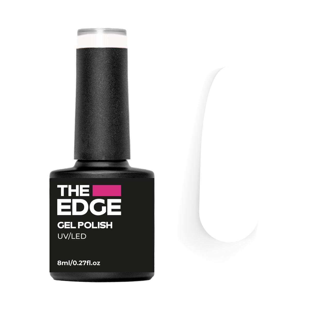The  Edge White Gel Polish – product image at Galaxy Nails