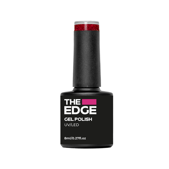 The  Edge Berry Glitter Gel Polish