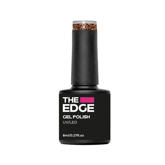 The  Edge Gold Glitter Gel Polish