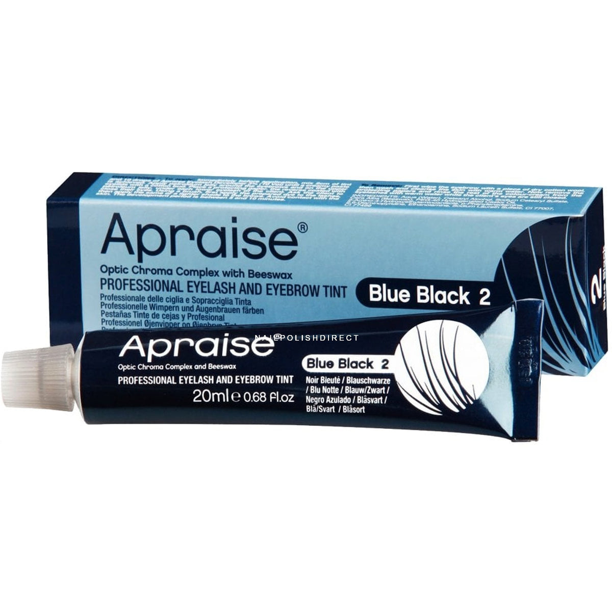 Apraise Lash/Brow Tint 20ml - Blue/Black – product image at Galaxy Nails