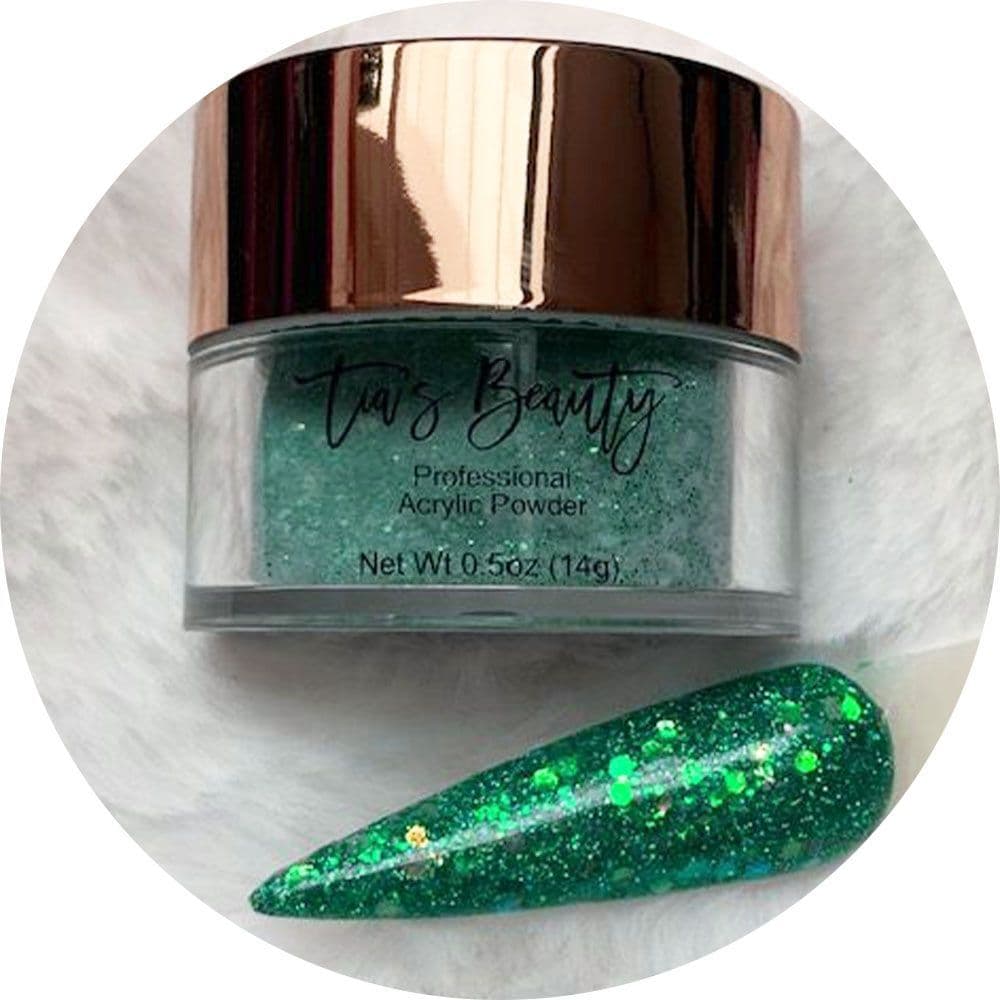Aquatic - Glitter Acrylic – product image at Galaxy Nails