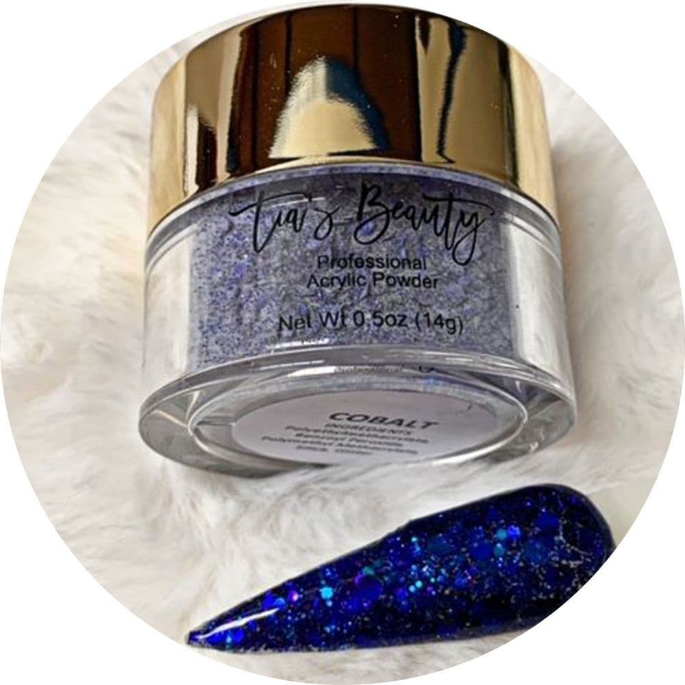 Cobalt - Glitter Acrylic – product image at Galaxy Nails