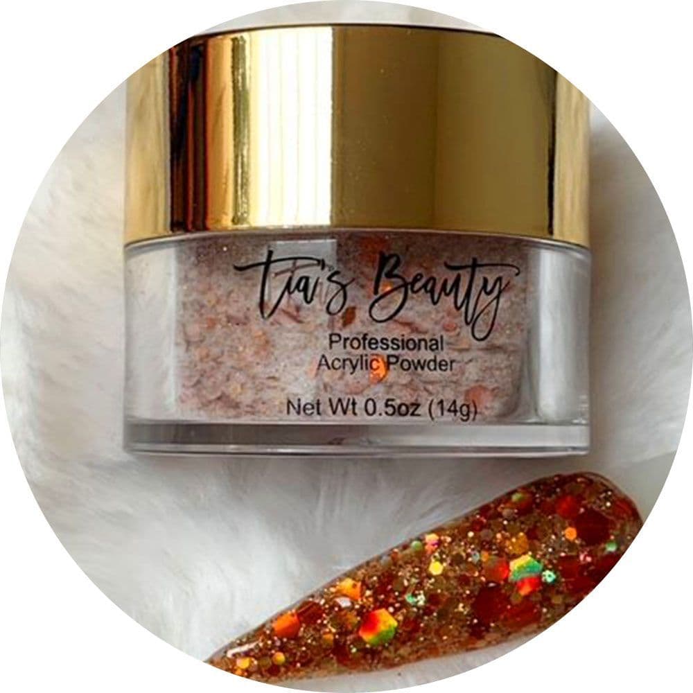 Copper Jewel - Glitter Acrylic – product image at Galaxy Nails