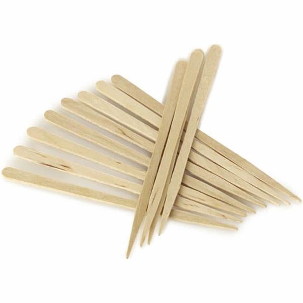 Disposable Mini Eyebrow Waxing Spatulas - 200 count – product image at Galaxy Nails