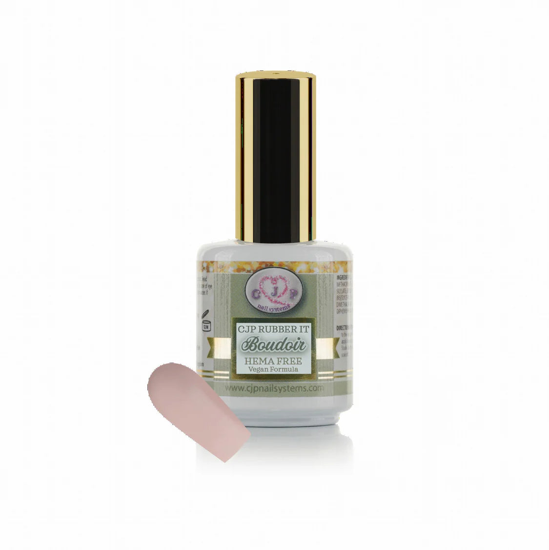 CJP Boudoir - Rubber It Base Coat – product image at Galaxy Nails