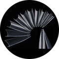 Tia's Beauty Extreme Length Stiletto Clear Nail Tips - 500 – product image at Galaxy Nails