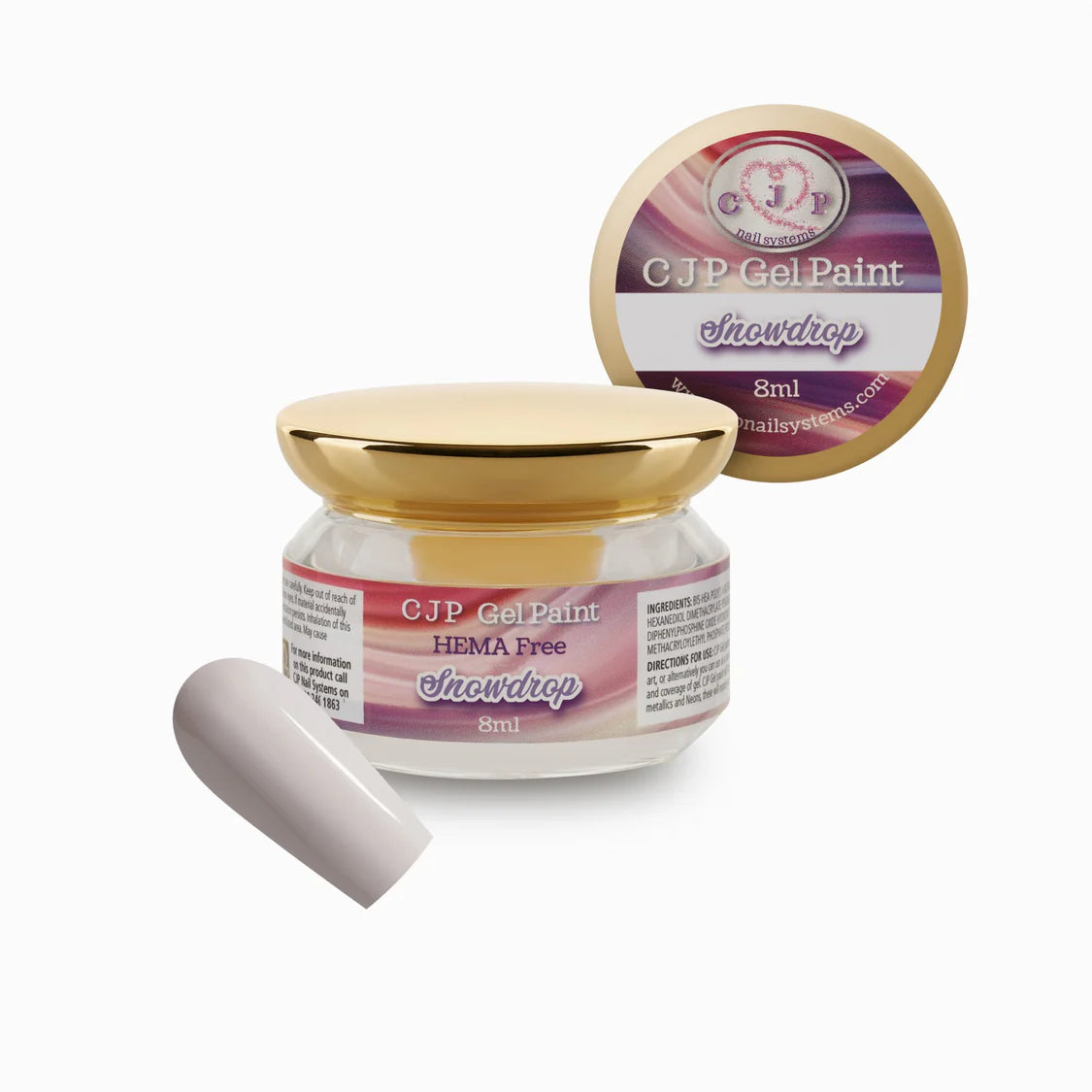 CJP Gel Paints 8ml – product image at Galaxy Nails